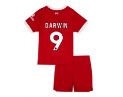 Liverpool Darwin Nunez #9 babykläder Hemmatröja barn 2023-24 Korta ärmar (+ Korta byxor)